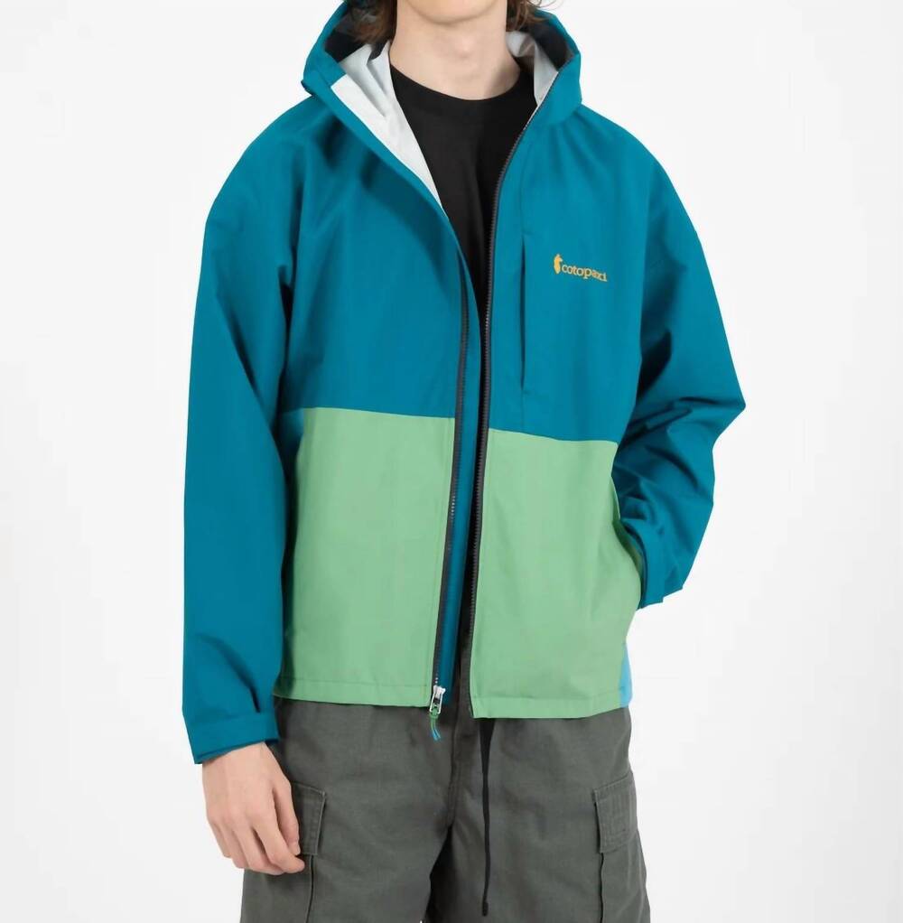 NEW COTOPAXI cielo rain jacket in gulf
